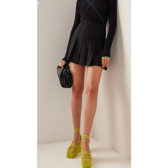 Bottega Veneta Stretch Mesh Wedge Sandal Green 39 - Picture 5 of 10